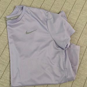 Lilac Nike Dry Fit Running T